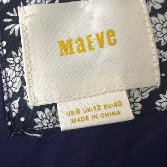 Anthropologie Maeve Fern Ruched Dress - size 8 - Picture 7 of 13